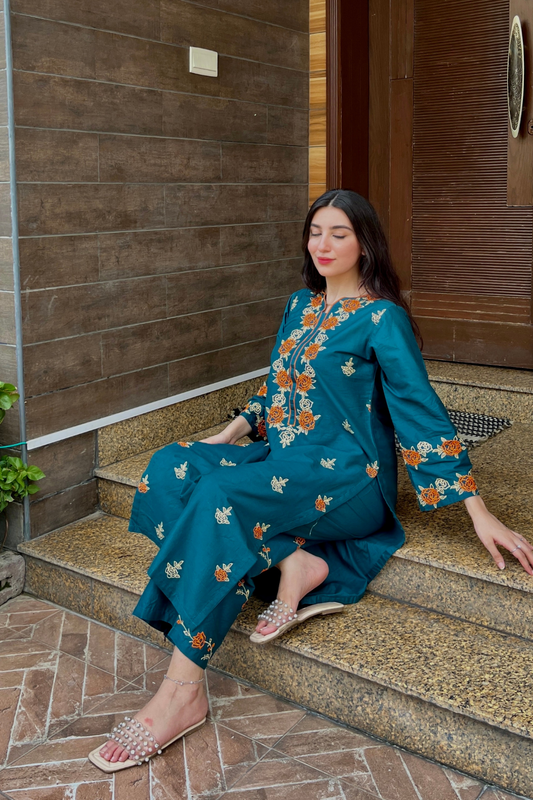Shanzil Embroidered 2-Piece